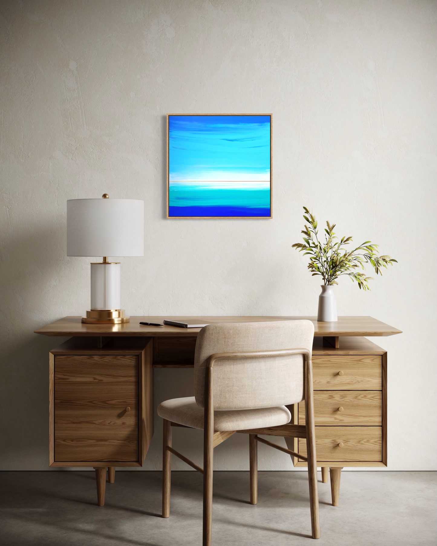 "Sea Luminosity" - 40 x 40 cm