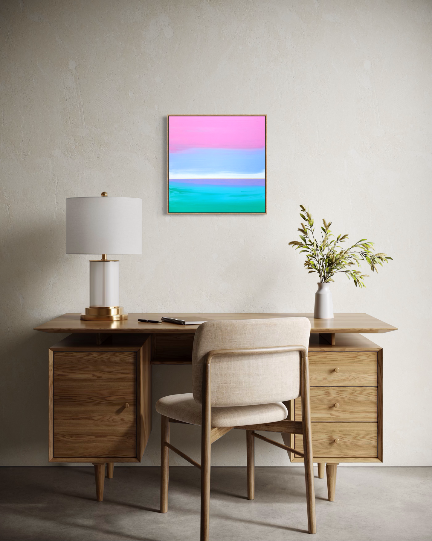 "Sea Softness" - 40 x 40 cm