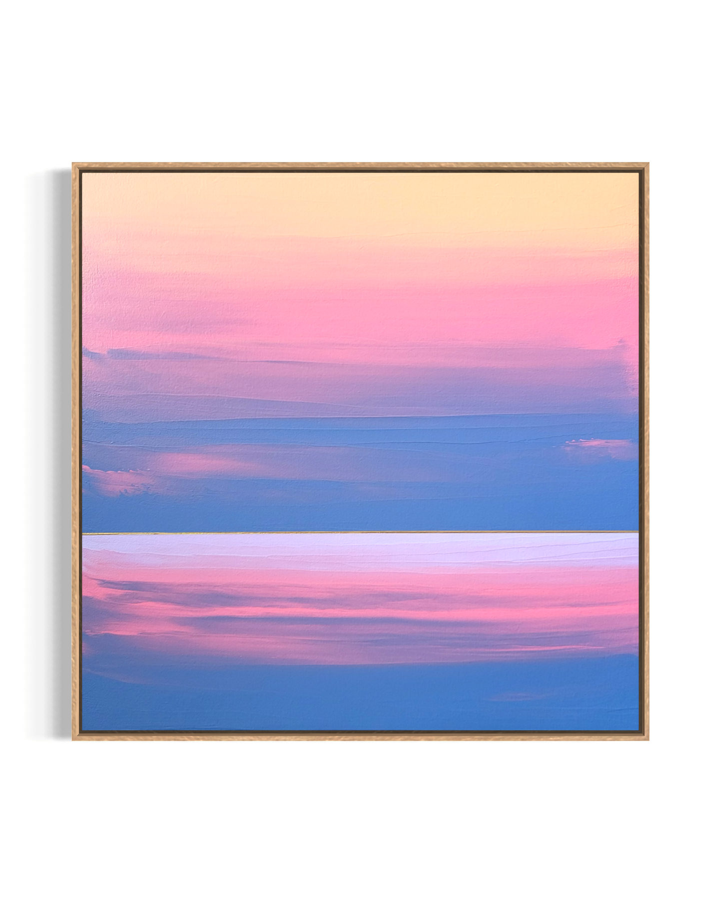 "Song Of The Blue Horizon" - 40 x 40 cm