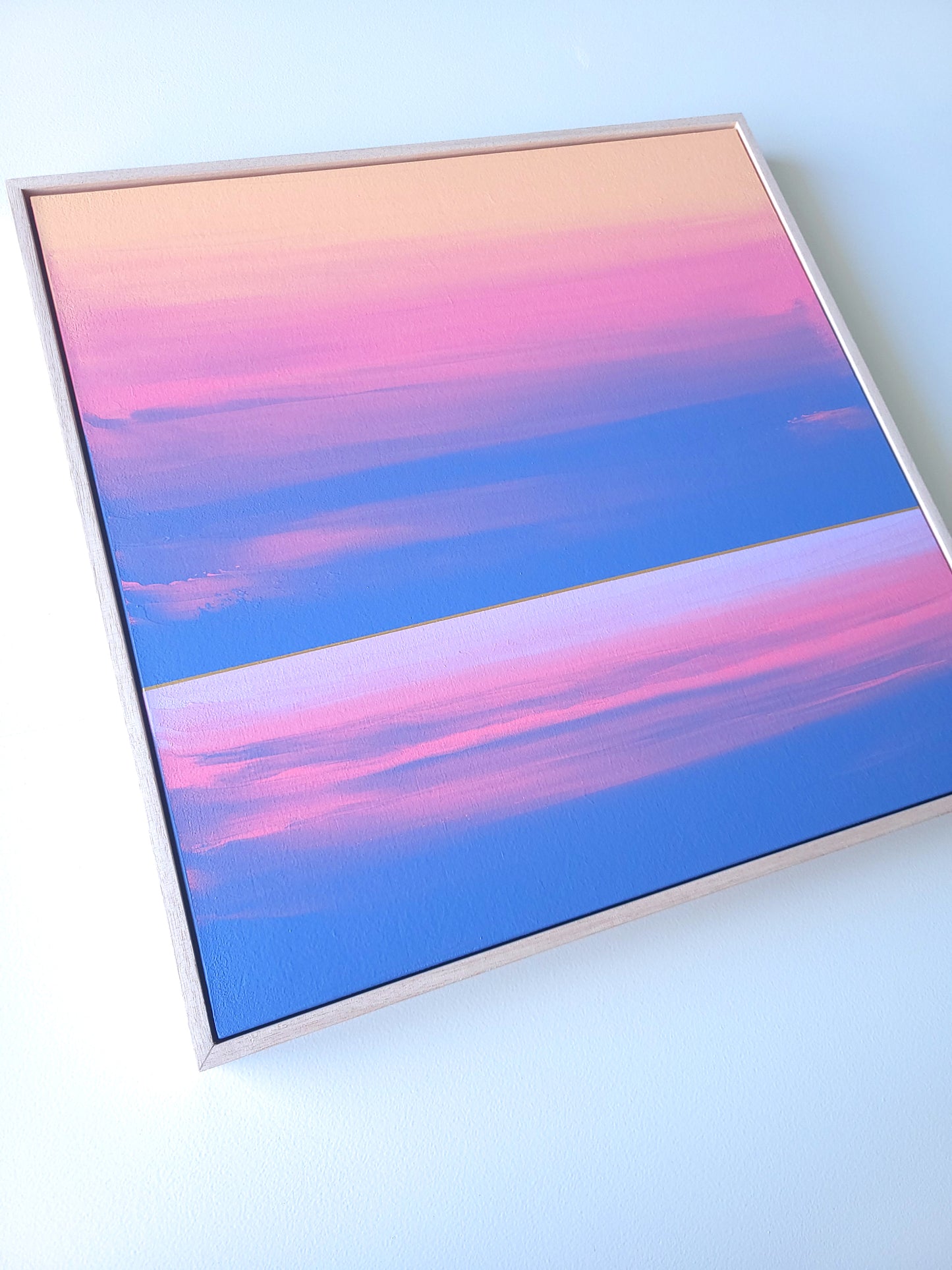 "Song Of The Blue Horizon" - 40 x 40 cm
