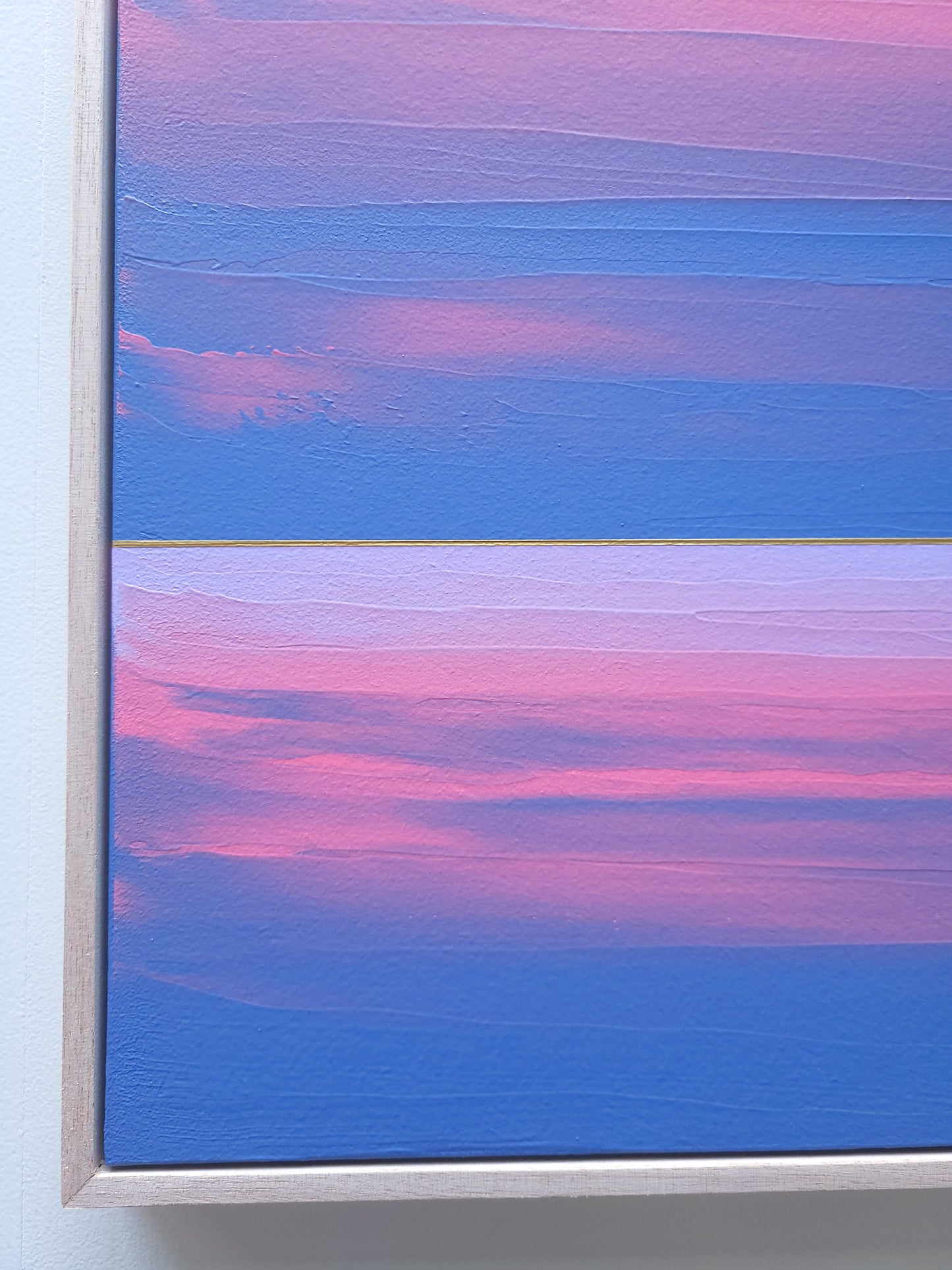 "Song Of The Blue Horizon" - 40 x 40 cm
