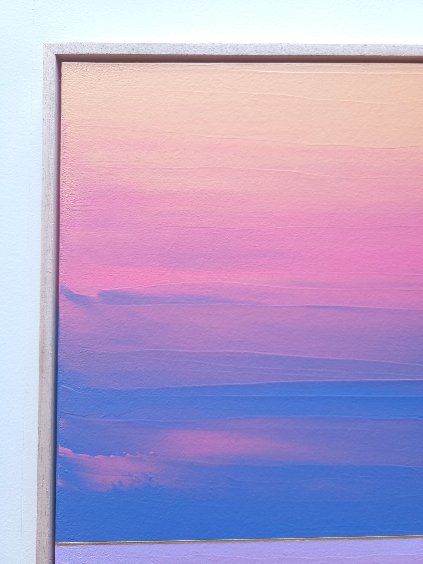"Song Of The Blue Horizon" - 40 x 40 cm