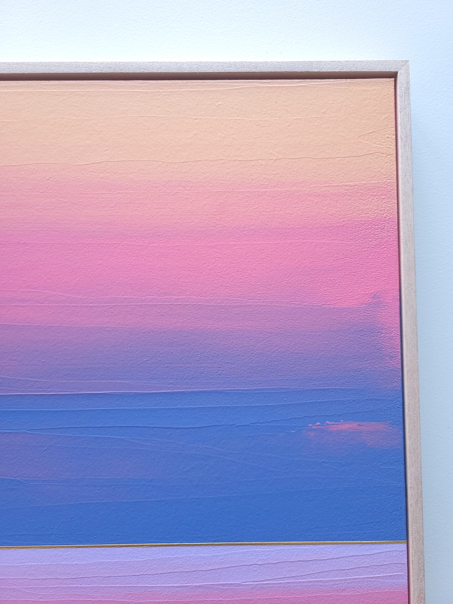 "Song Of The Blue Horizon" - 40 x 40 cm