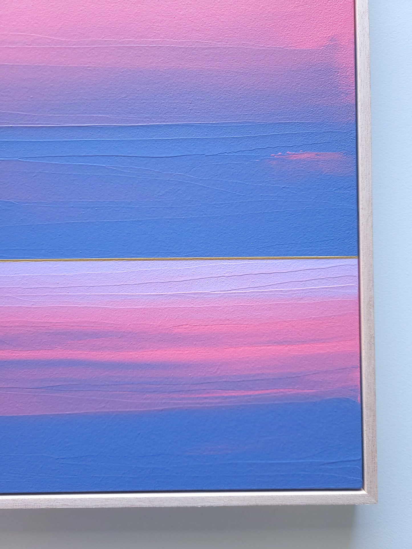 "Song Of The Blue Horizon" - 40 x 40 cm