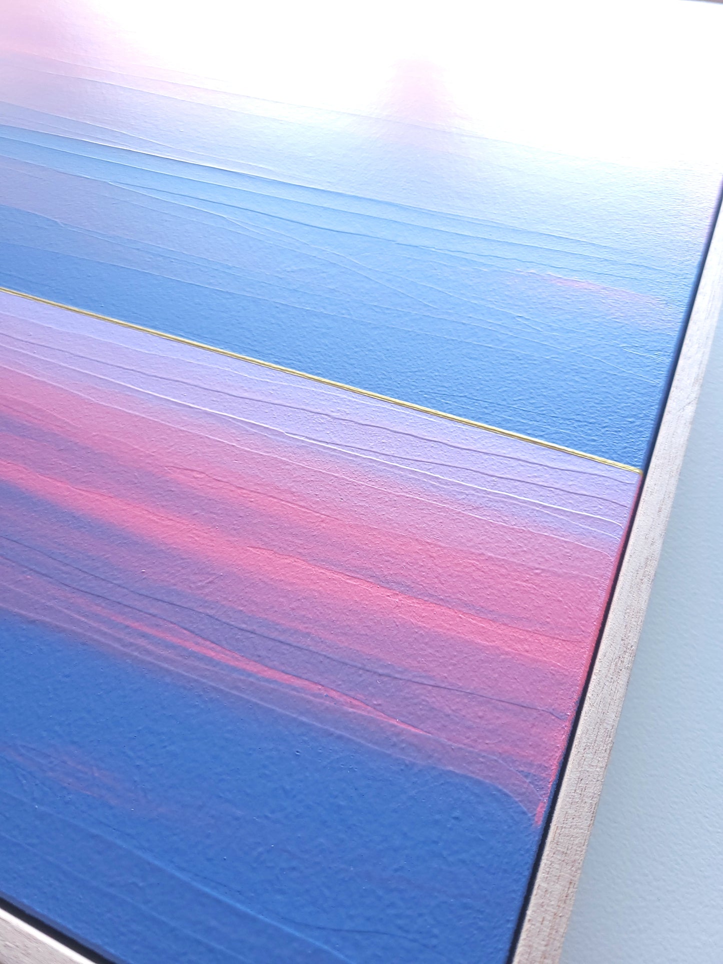 "Song Of The Blue Horizon" - 40 x 40 cm