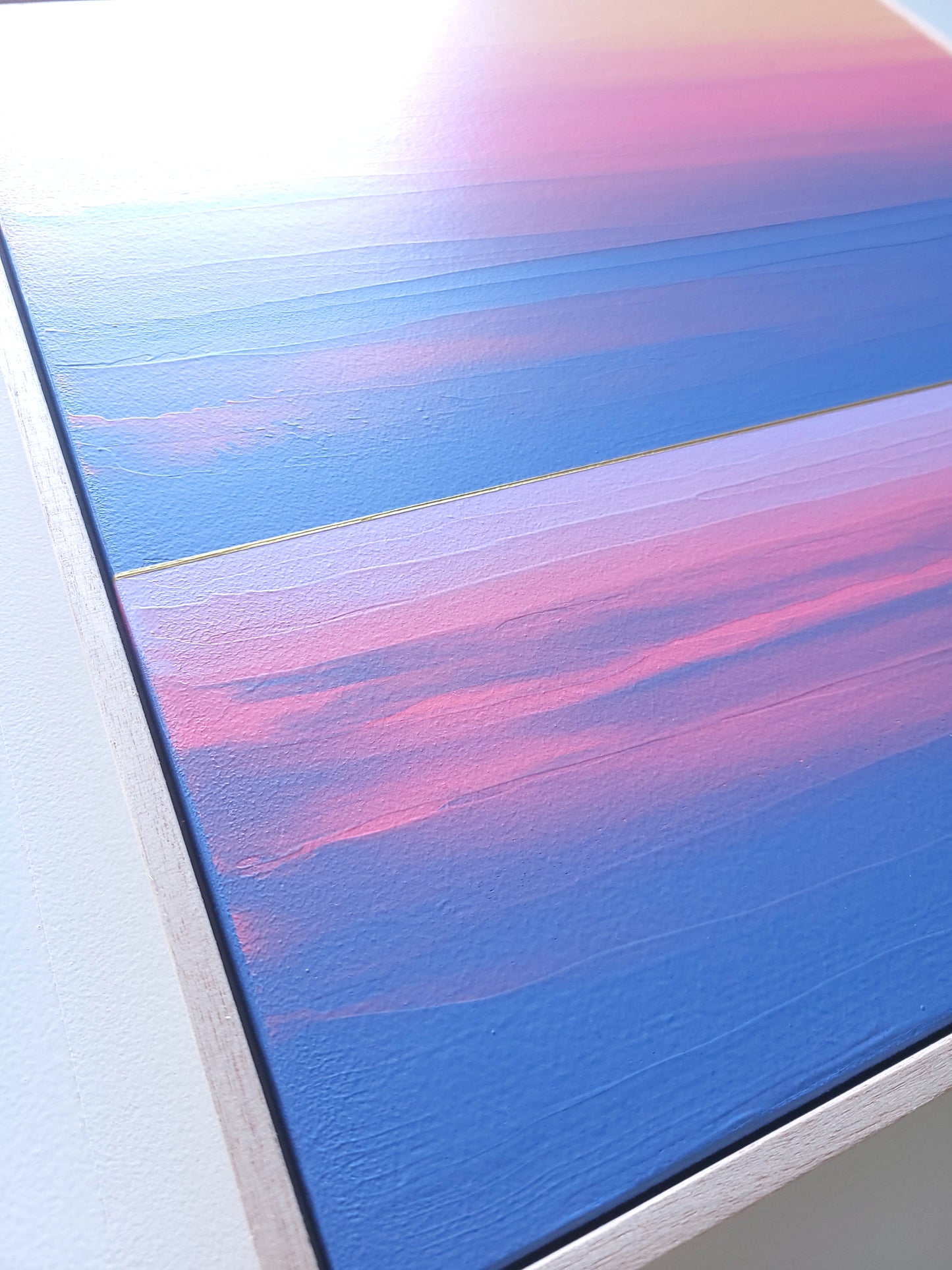 "Song Of The Blue Horizon" - 40 x 40 cm