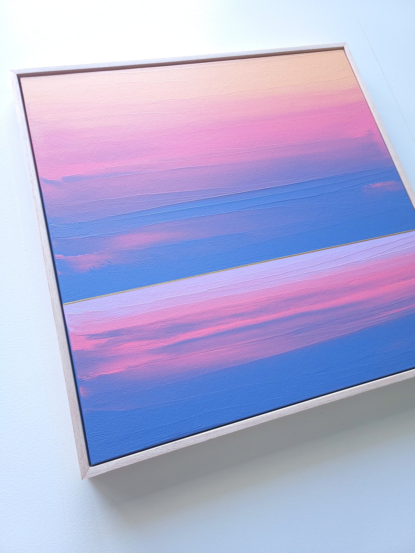 "Song Of The Blue Horizon" - 40 x 40 cm