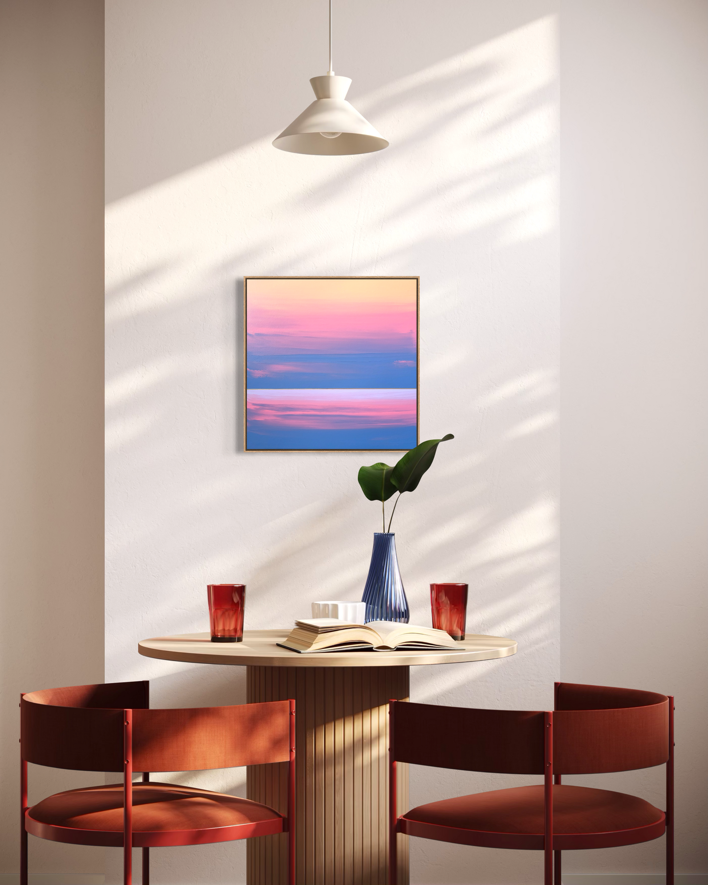 "Song Of The Blue Horizon" - 40 x 40 cm
