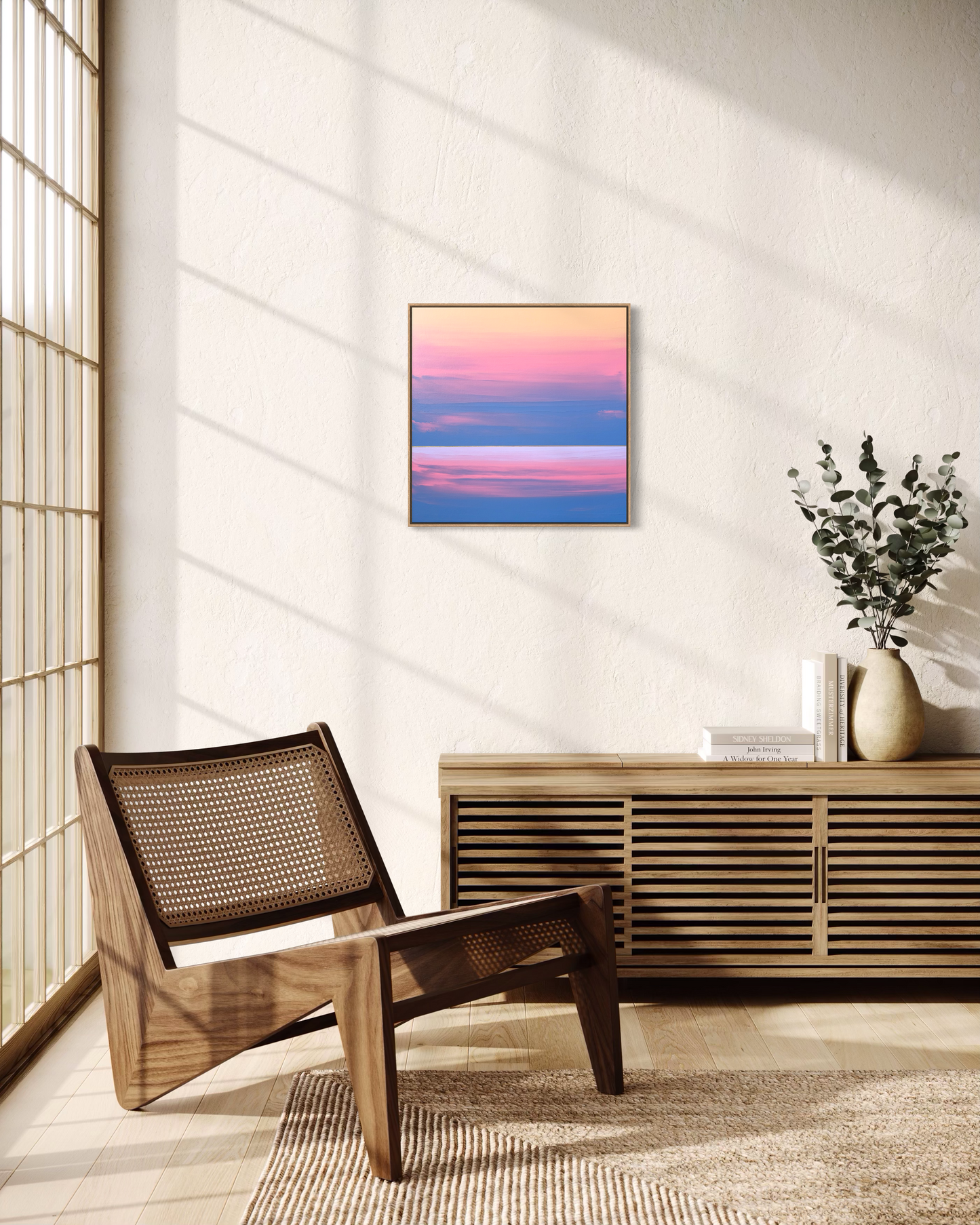 "Song Of The Blue Horizon" - 40 x 40 cm