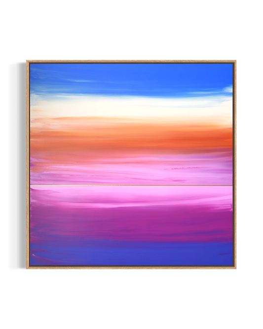 "Lullaby Of The Purple Twilight" - 40 x 40 cm