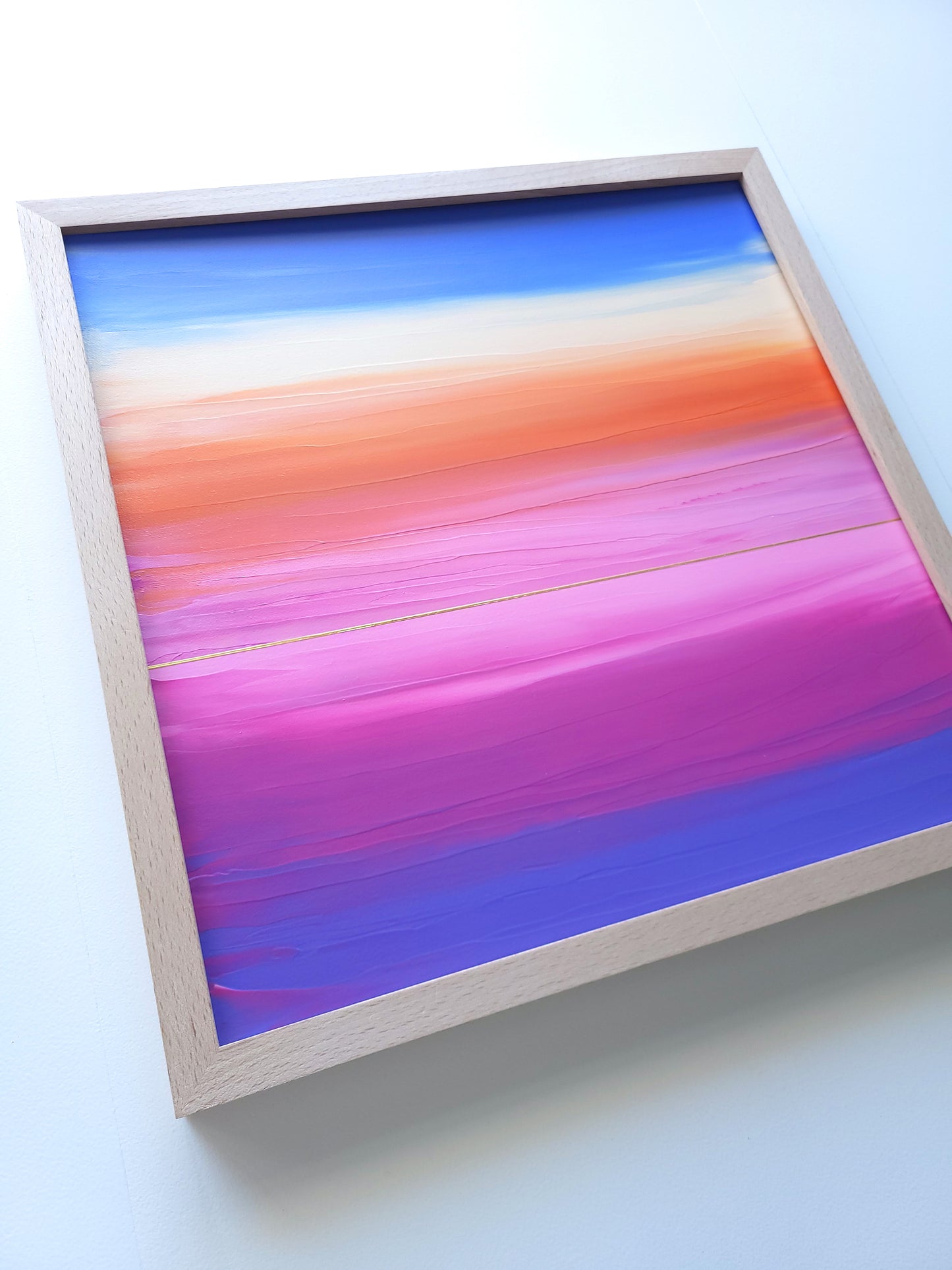 "Lullaby Of The Purple Twilight" - 40 x 40 cm