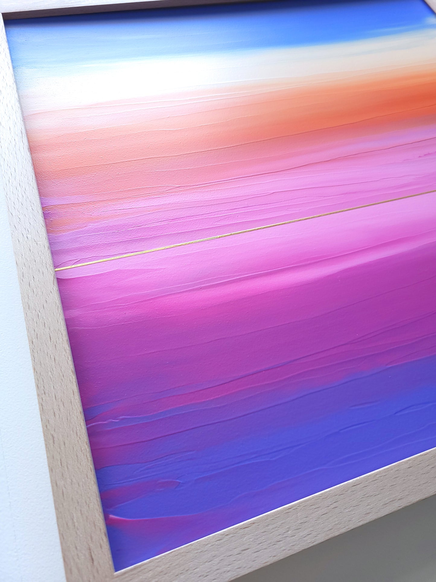 "Lullaby Of The Purple Twilight" - 40 x 40 cm