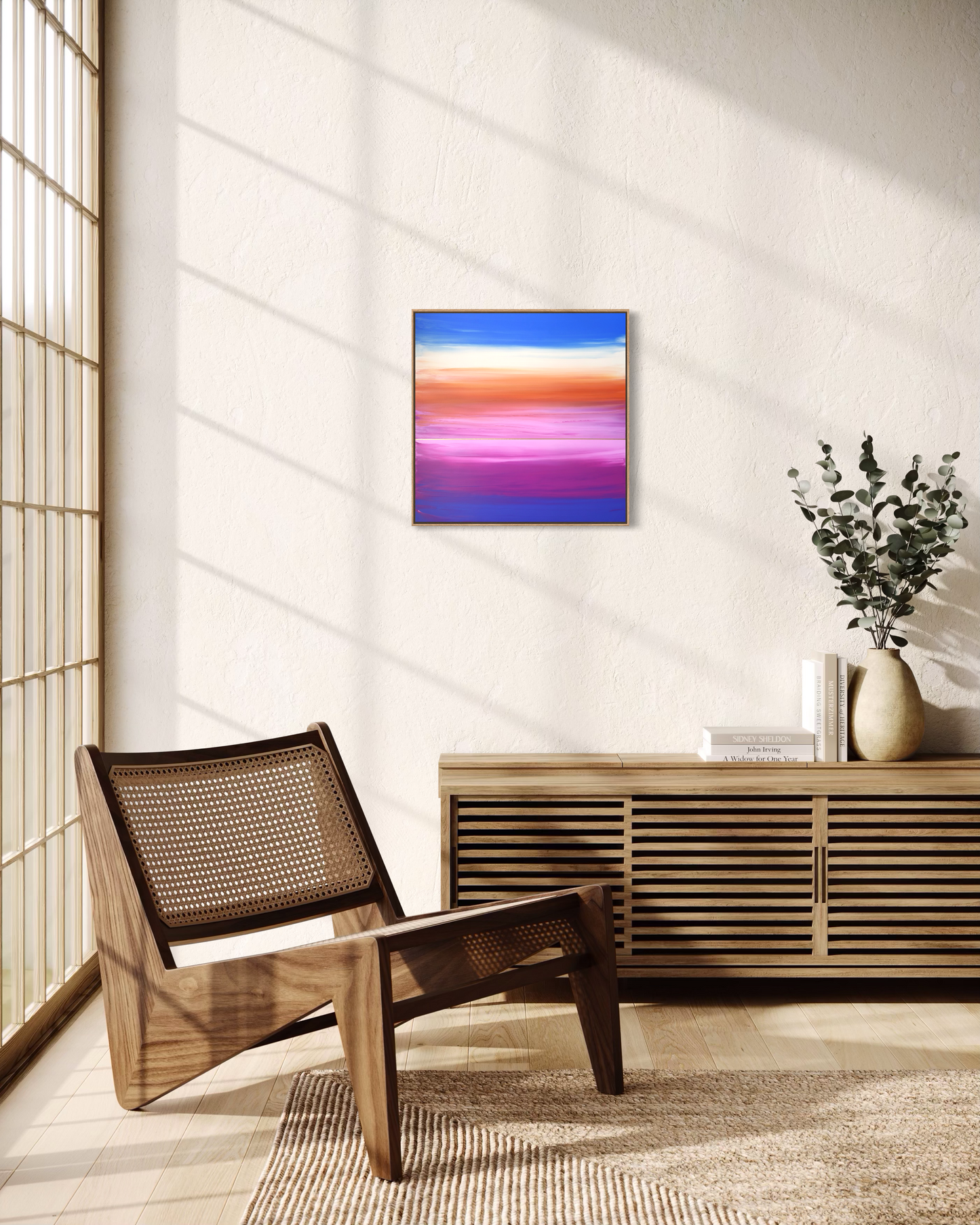 "Lullaby Of The Purple Twilight" - 40 x 40 cm