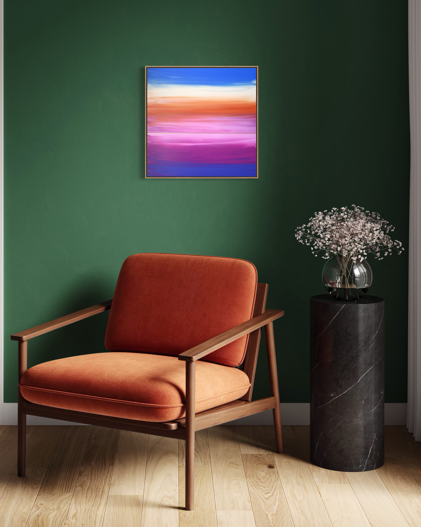 "Lullaby Of The Purple Twilight" - 40 x 40 cm