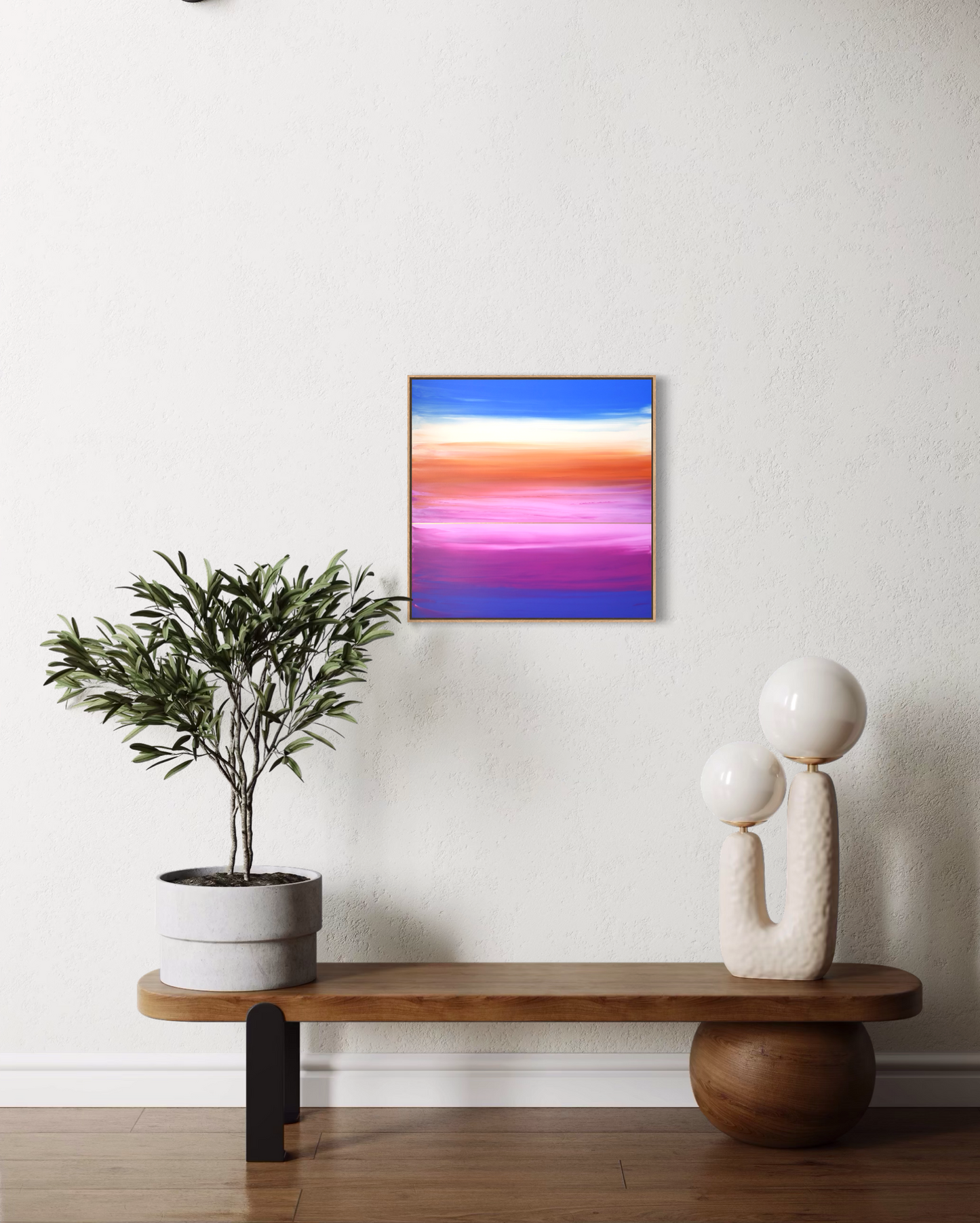 "Lullaby Of The Purple Twilight" - 40 x 40 cm