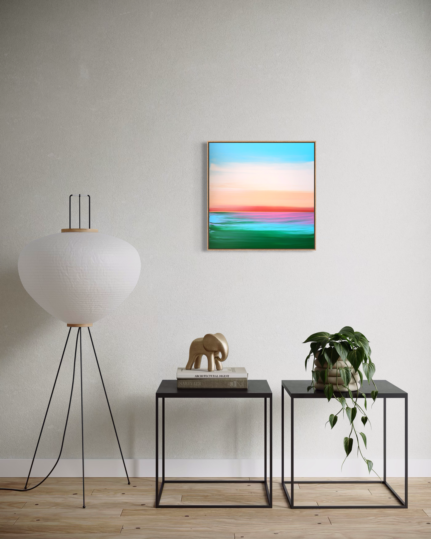 "Summer Wetlands" - 40 x 40 cm