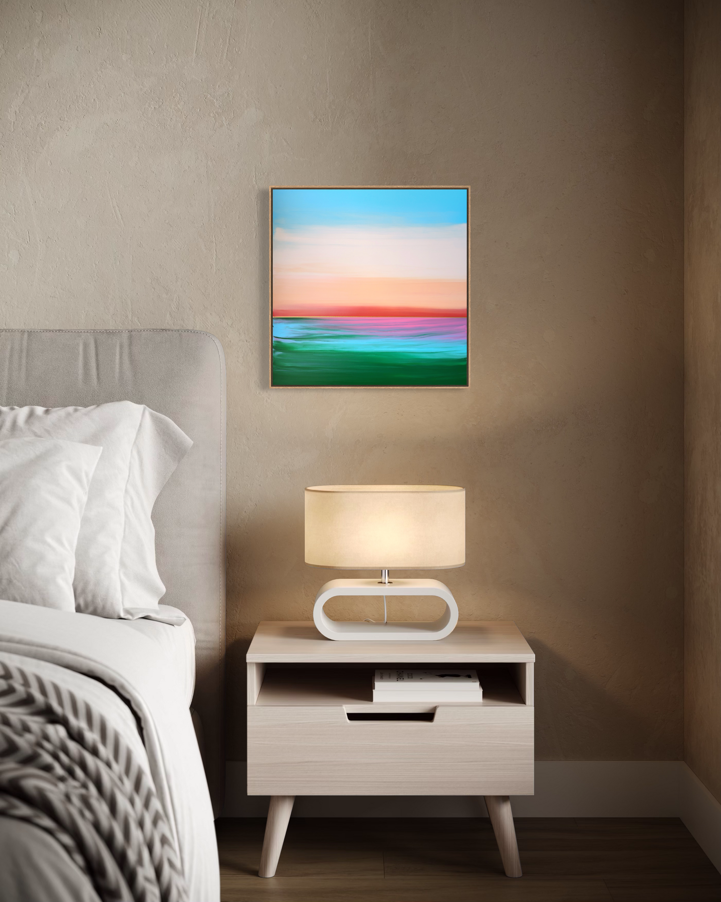 "Summer Wetlands" - 40 x 40 cm