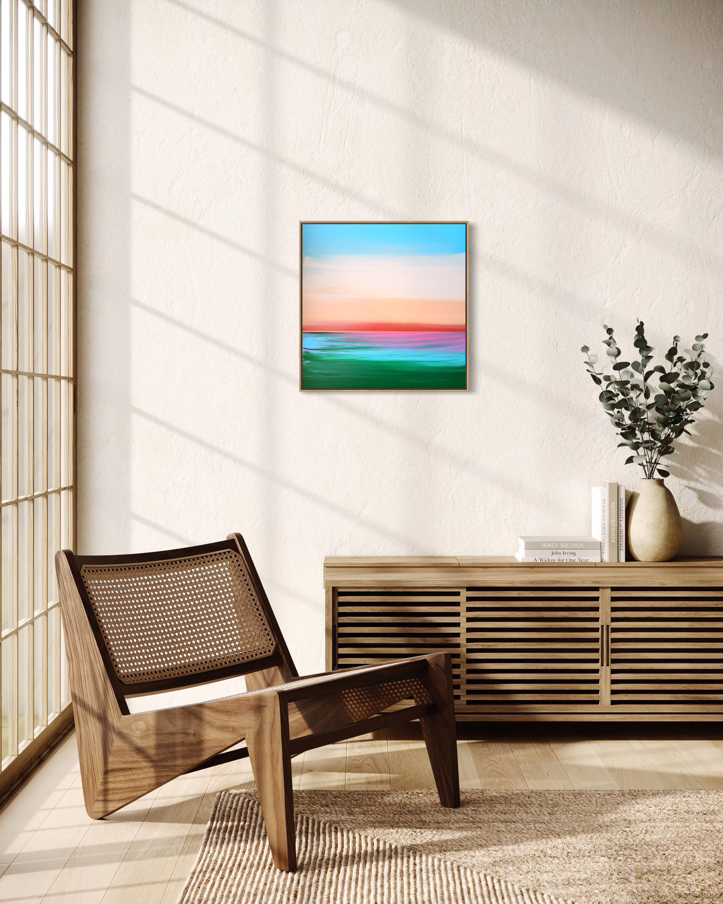 "Summer Wetlands" - 40 x 40 cm