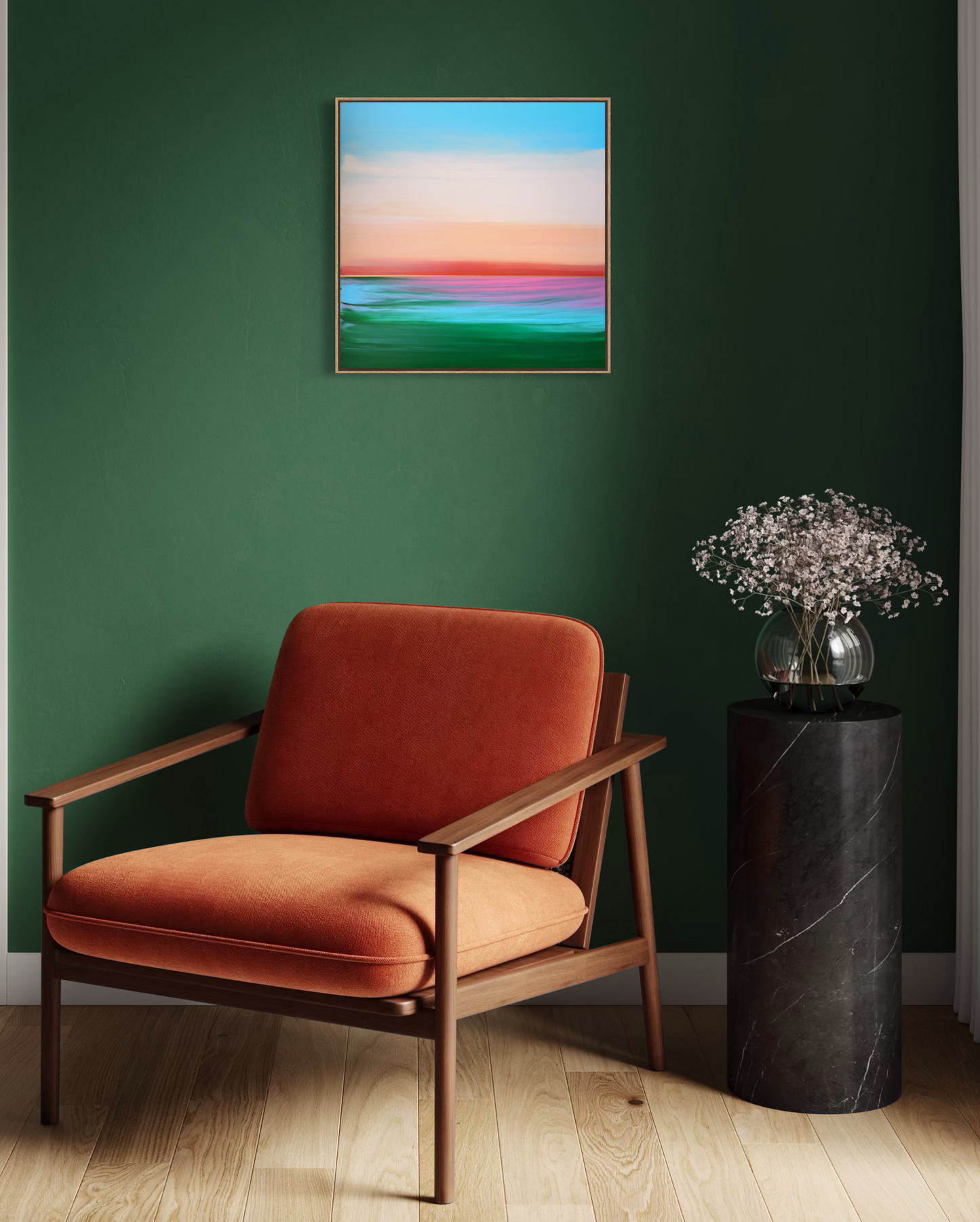 "Summer Wetlands" - 40 x 40 cm