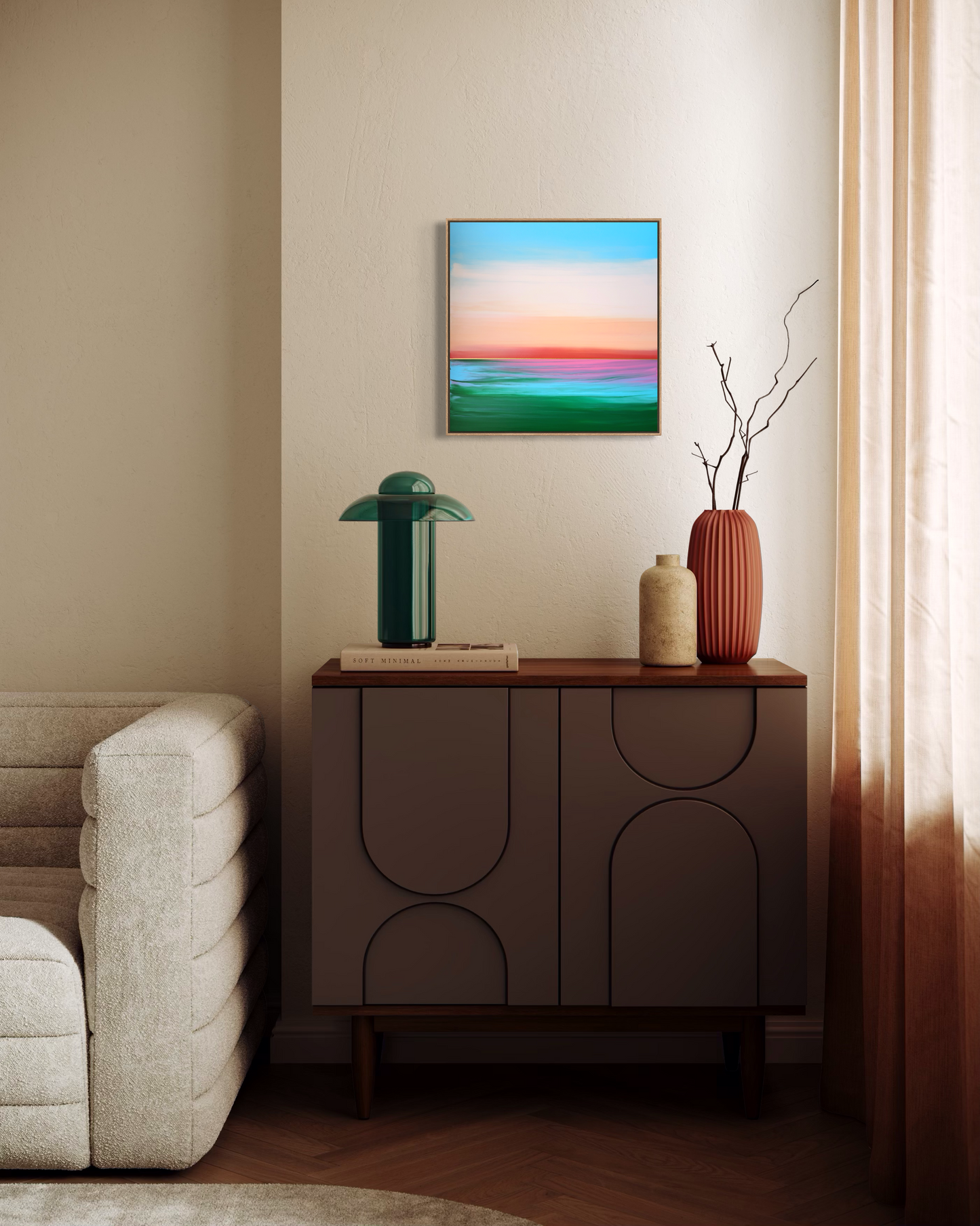 "Summer Wetlands" - 40 x 40 cm