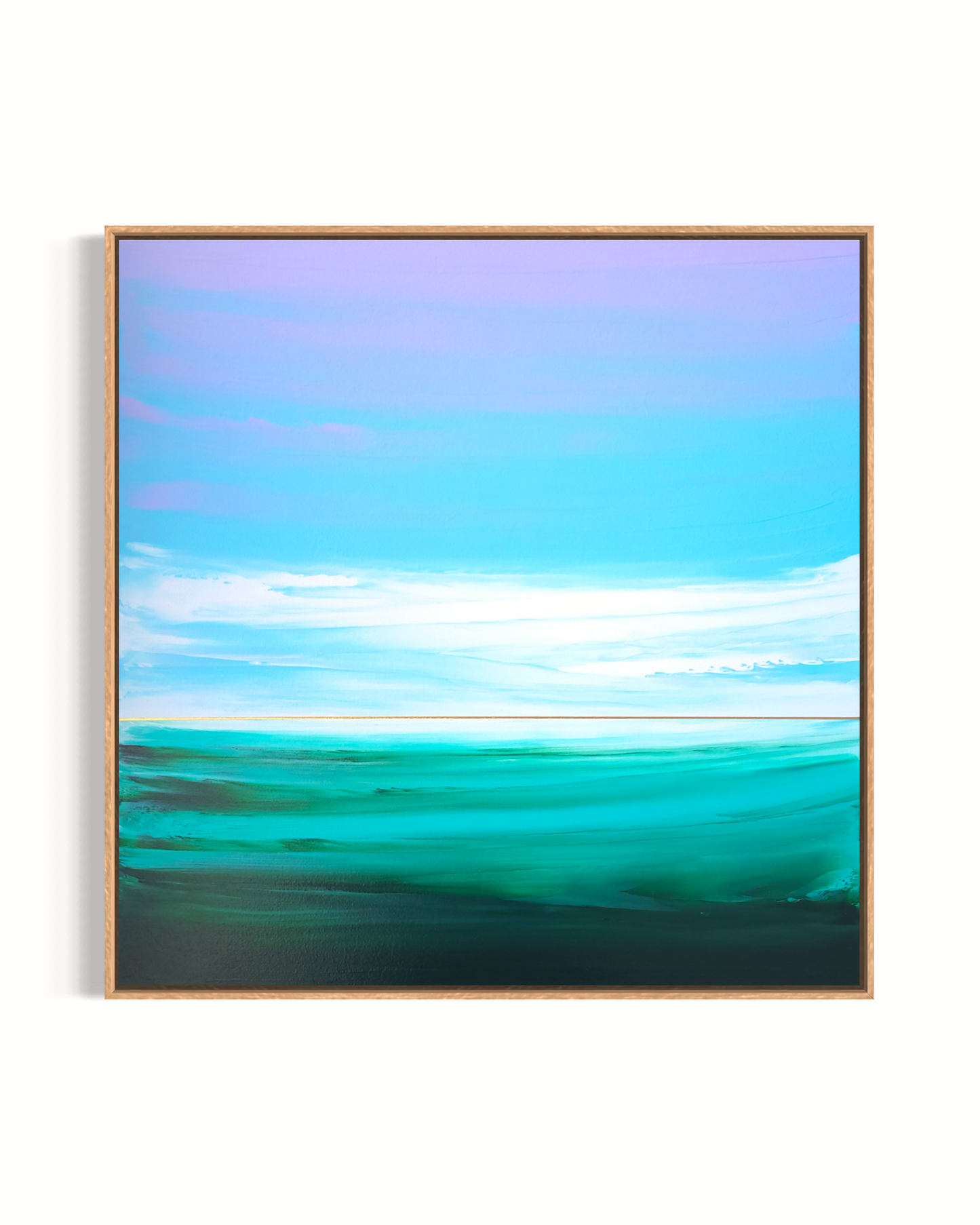 "Sea Waves Melody" - 40 x 40 cm