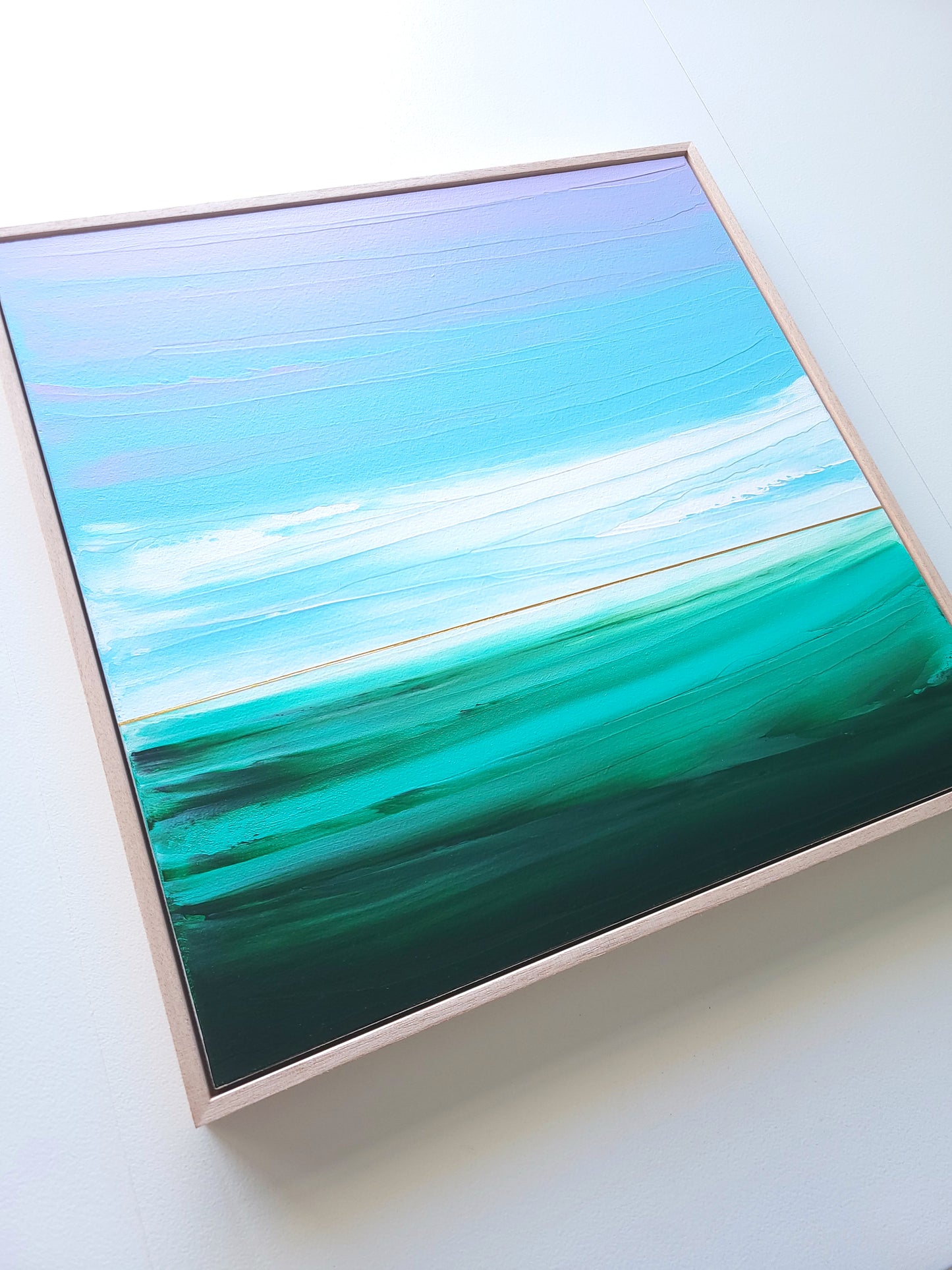 "Sea Waves Melody" - 40 x 40 cm