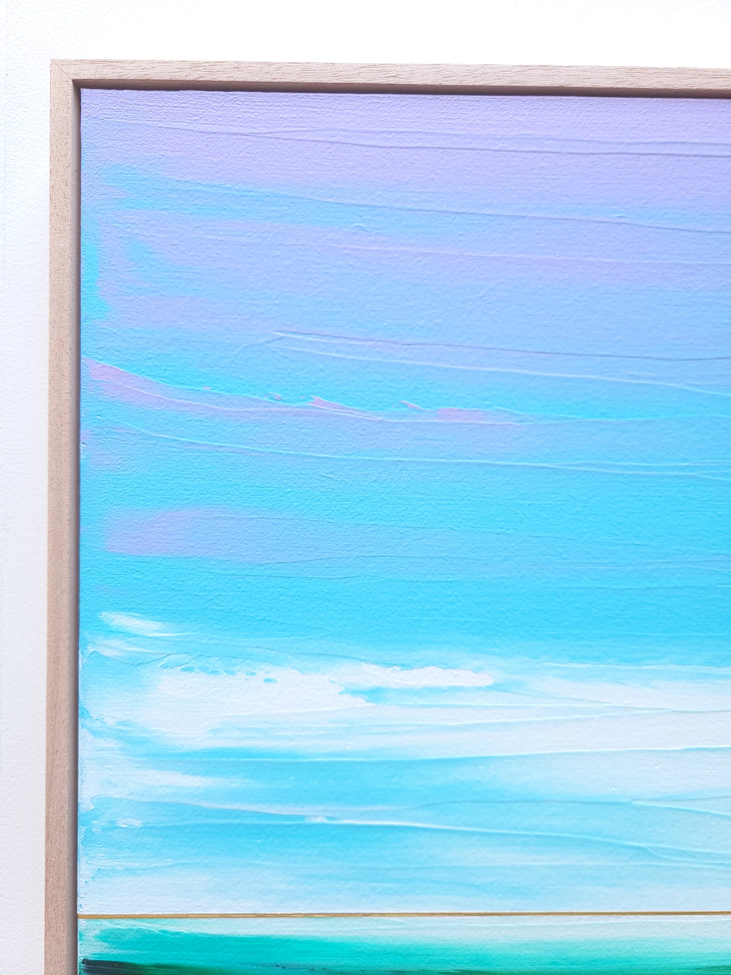 "Sea Waves Melody" - 40 x 40 cm