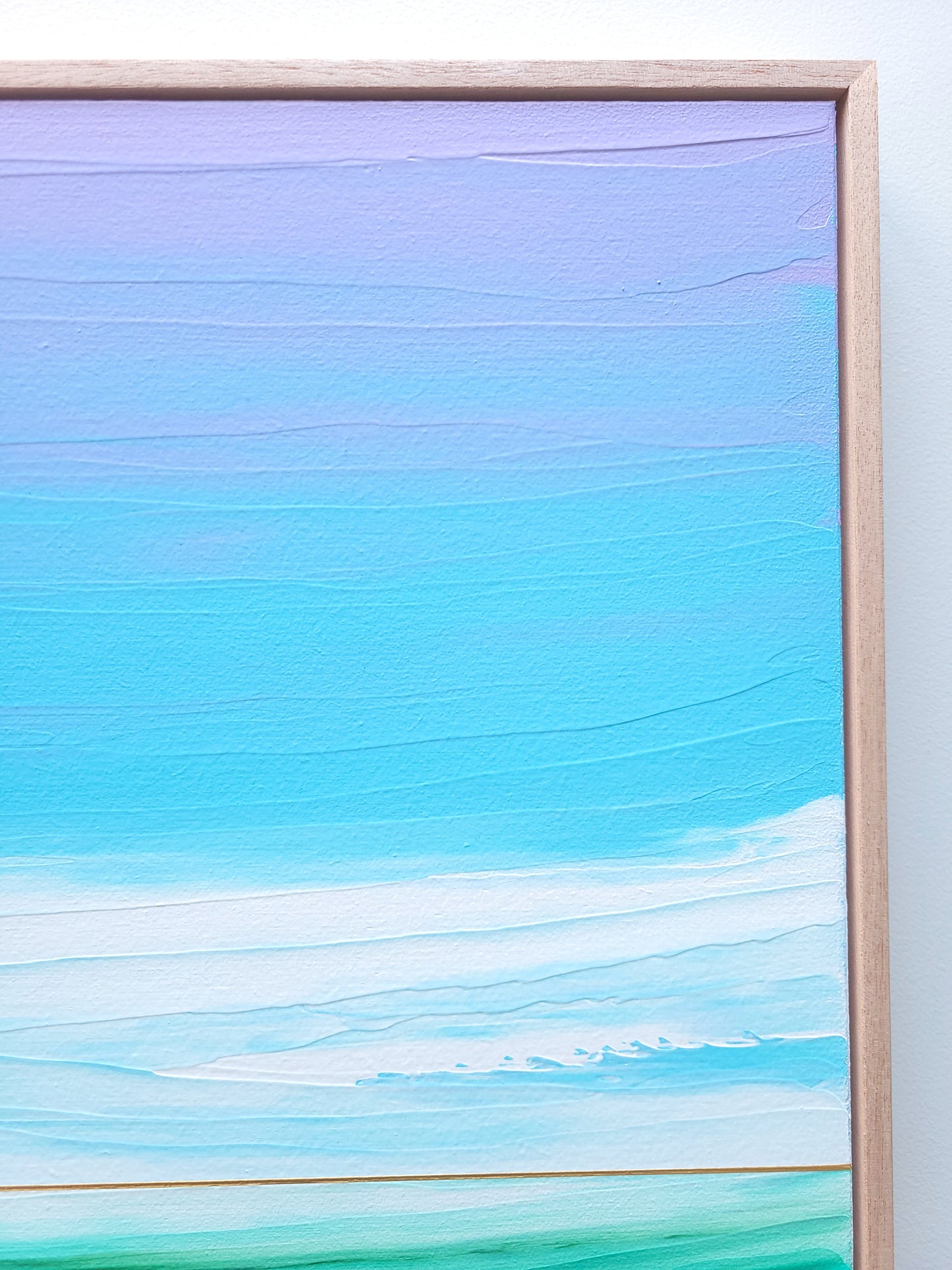 "Sea Waves Melody" - 40 x 40 cm