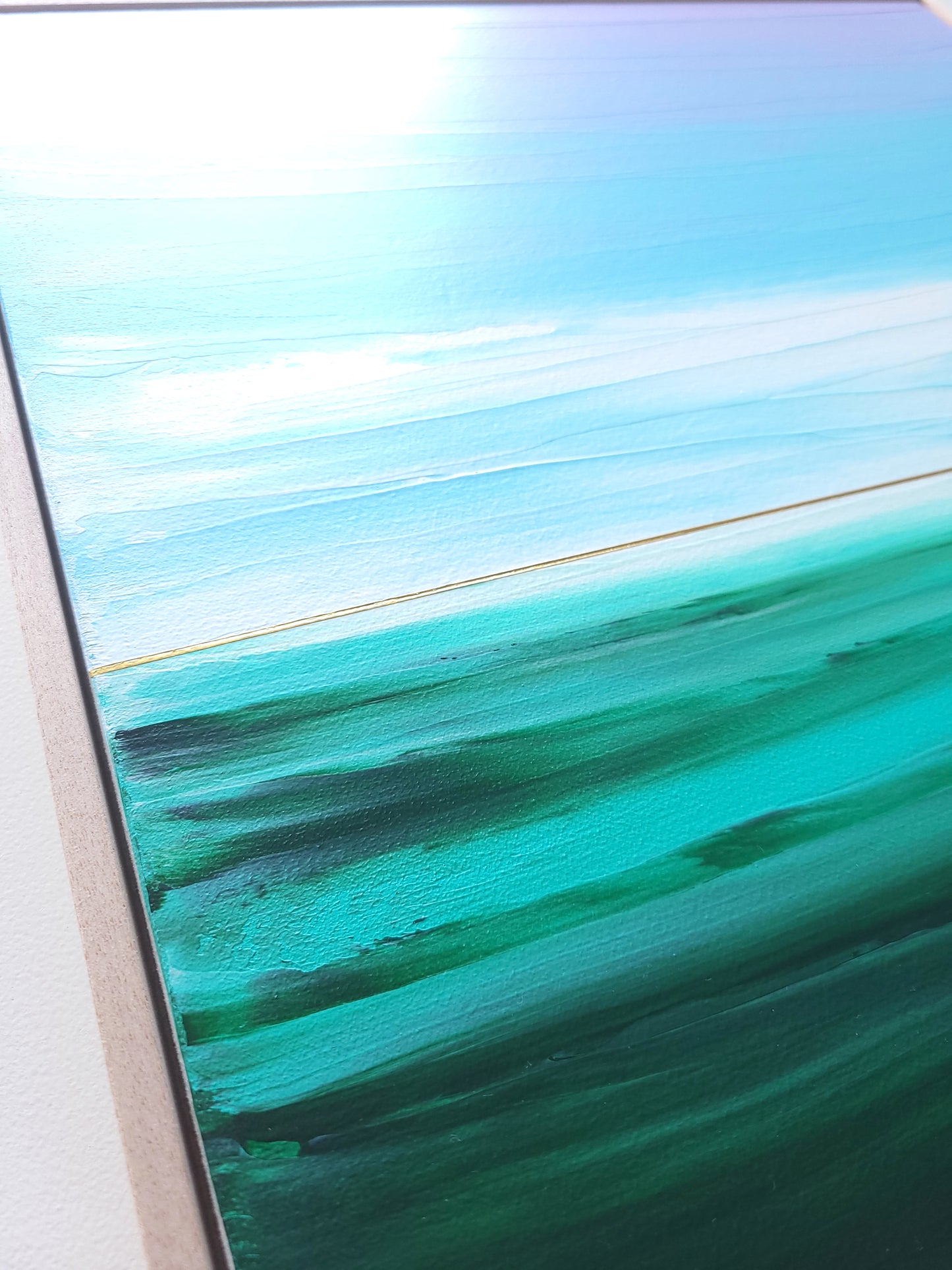 "Sea Waves Melody" - 40 x 40 cm