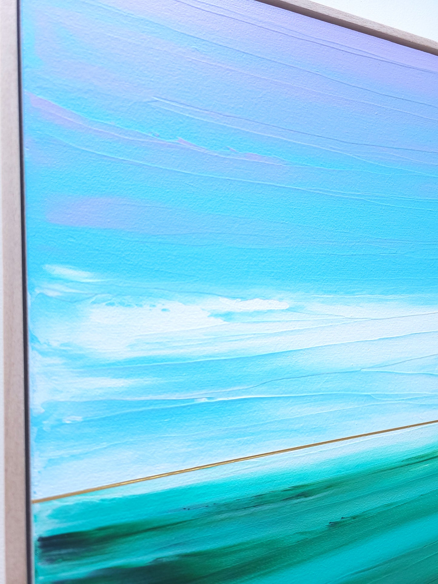 "Sea Waves Melody" - 40 x 40 cm
