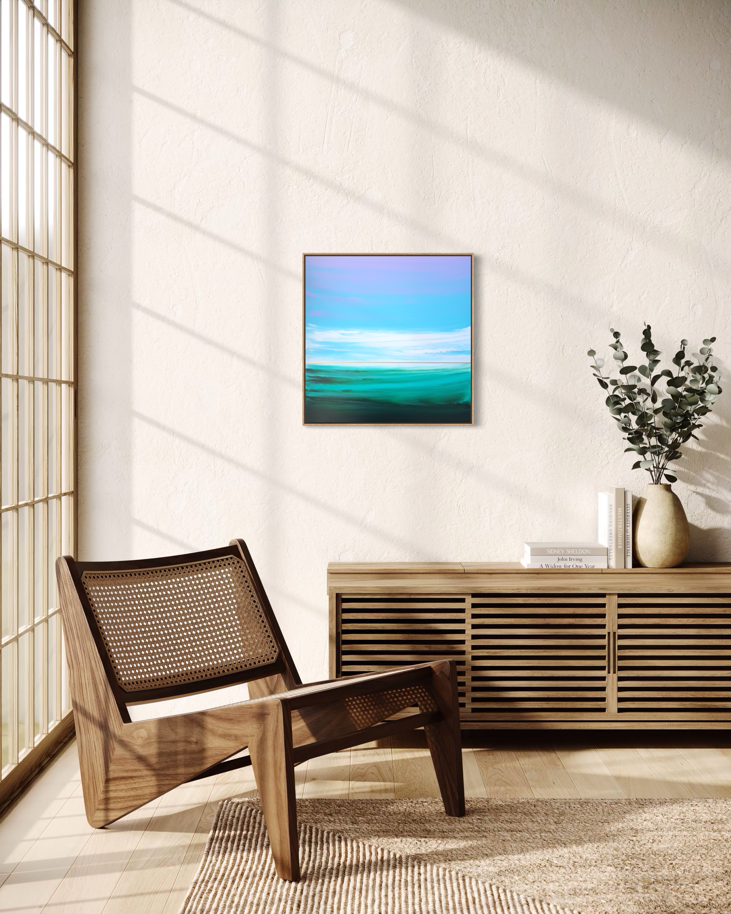 "Sea Waves Melody" - 40 x 40 cm