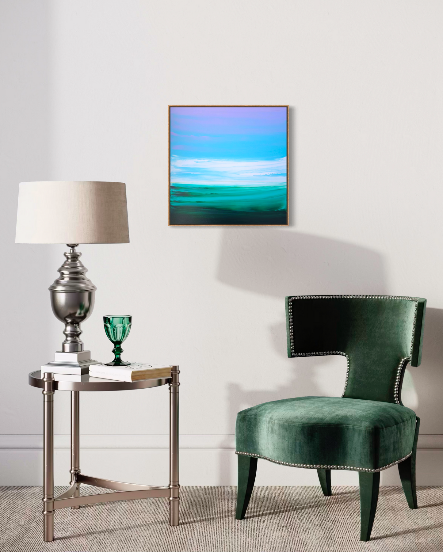 "Sea Waves Melody" - 40 x 40 cm