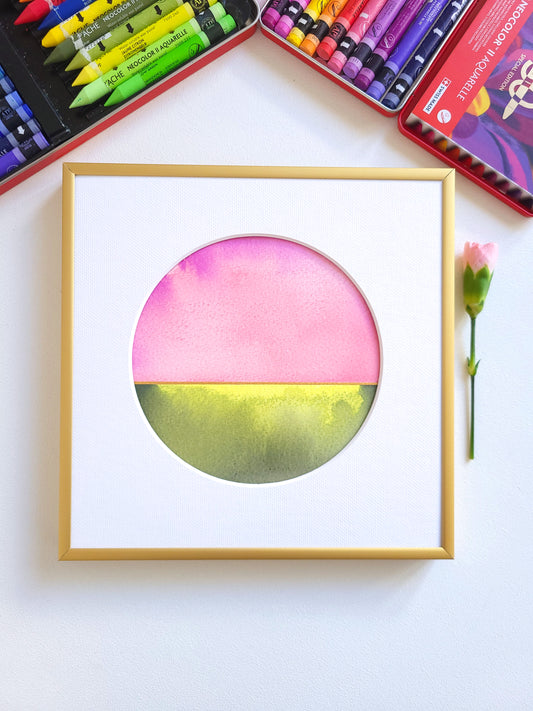 "Golden Horizon XXVI" - 20 x 20 cm