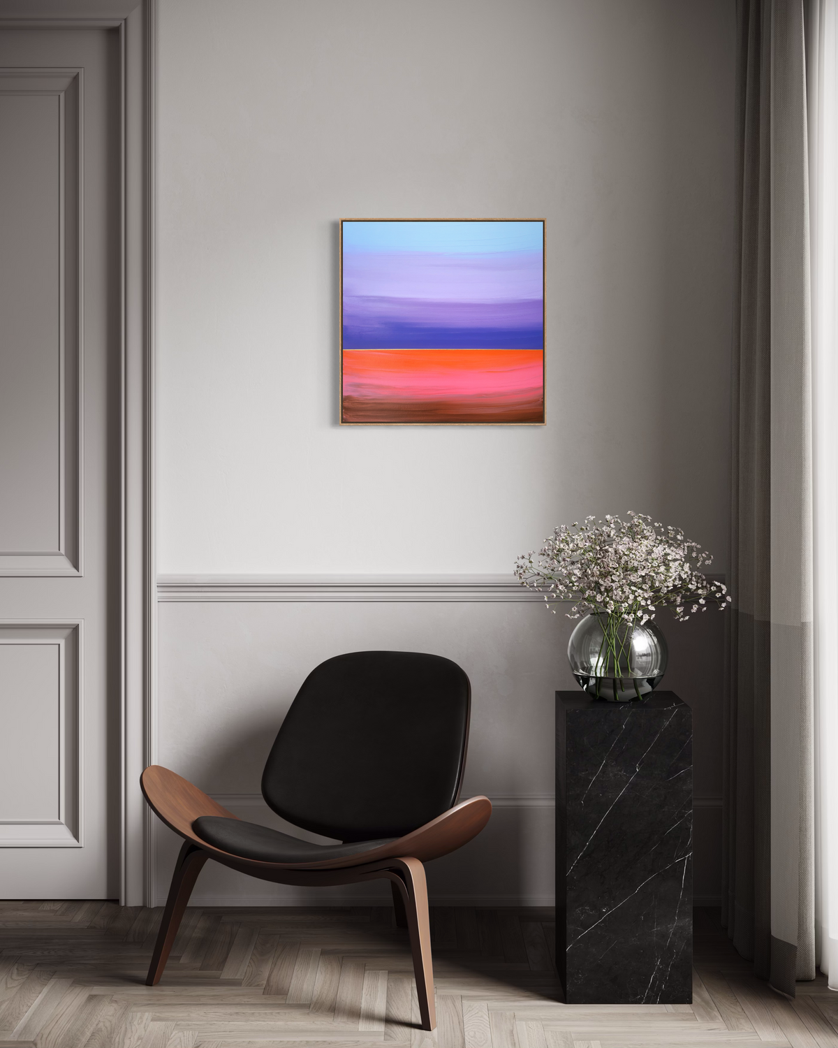 "Echo Of Endless Territories" - 40 x 40 cm