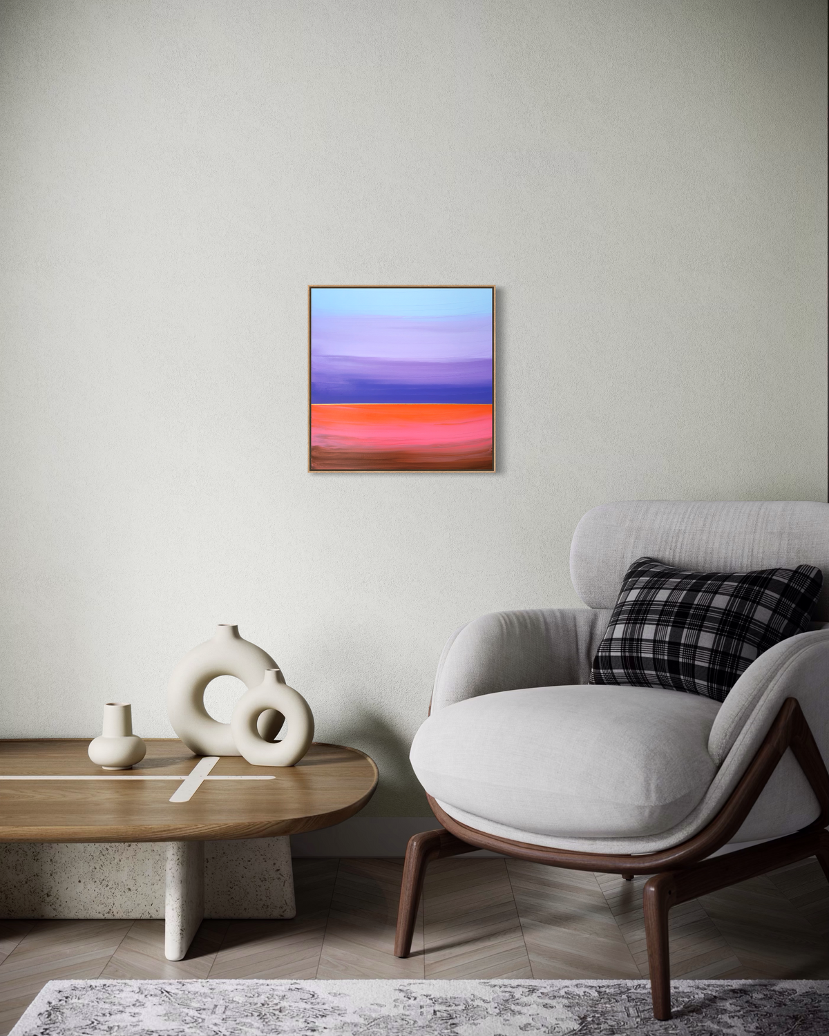 "Echo Of Endless Territories" - 40 x 40 cm