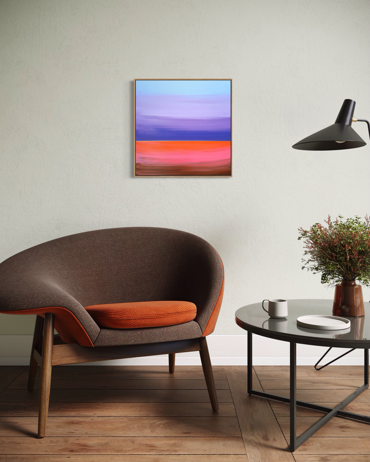 "Echo Of Endless Territories" - 40 x 40 cm