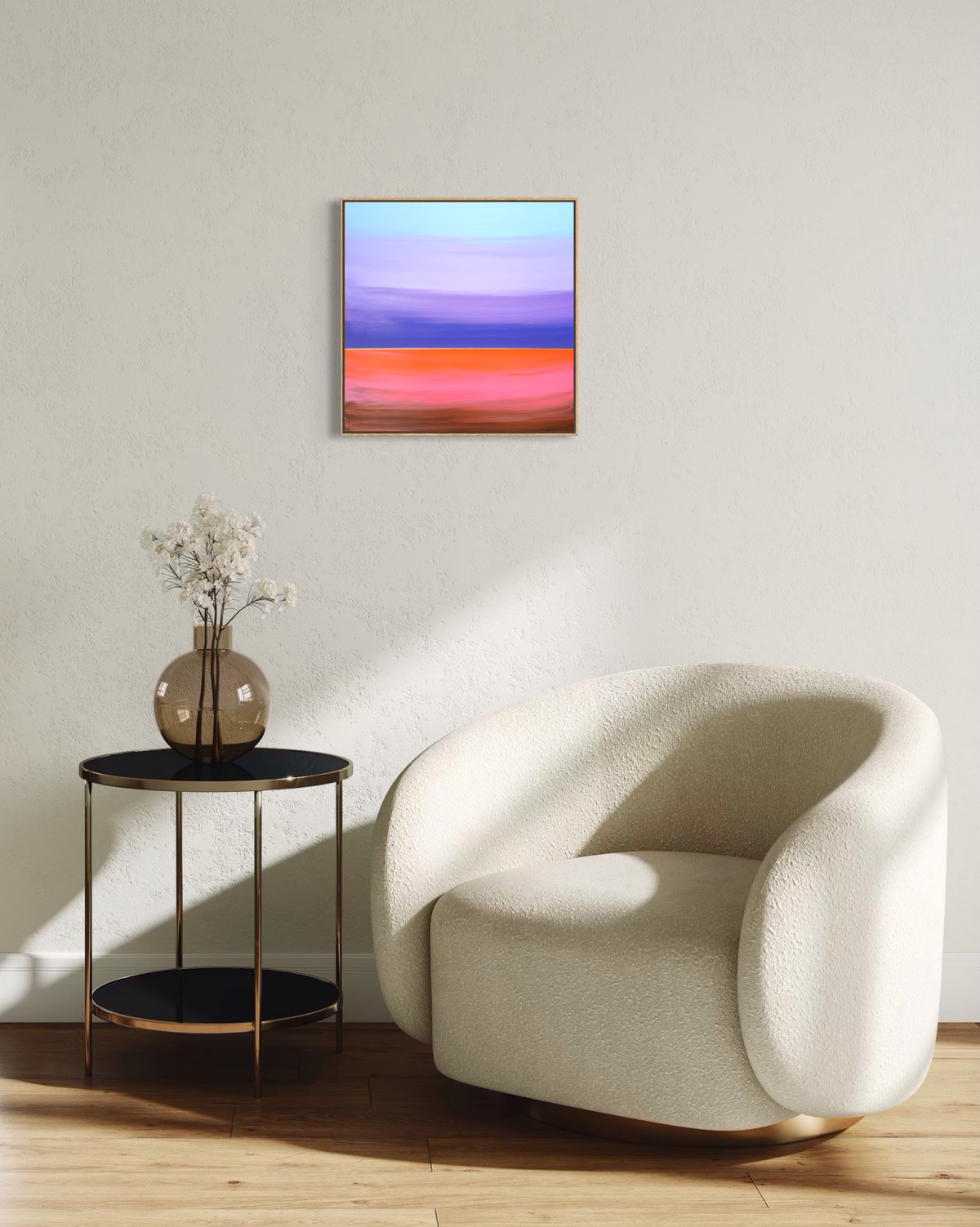 "Echo Of Endless Territories" - 40 x 40 cm