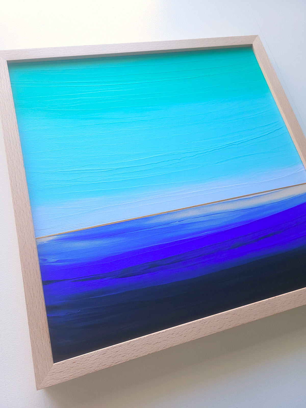"Lullaby In Blue" - 40 x 40 cm
