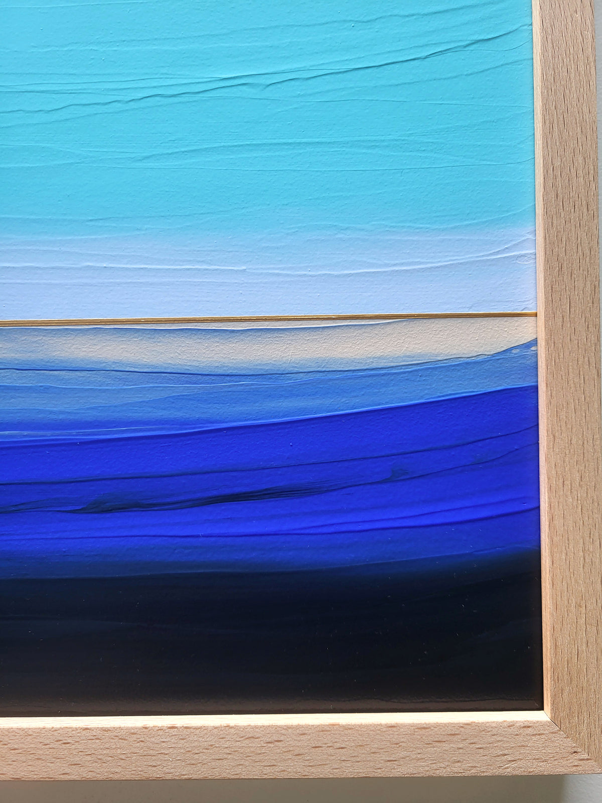 "Lullaby In Blue" - 40 x 40 cm