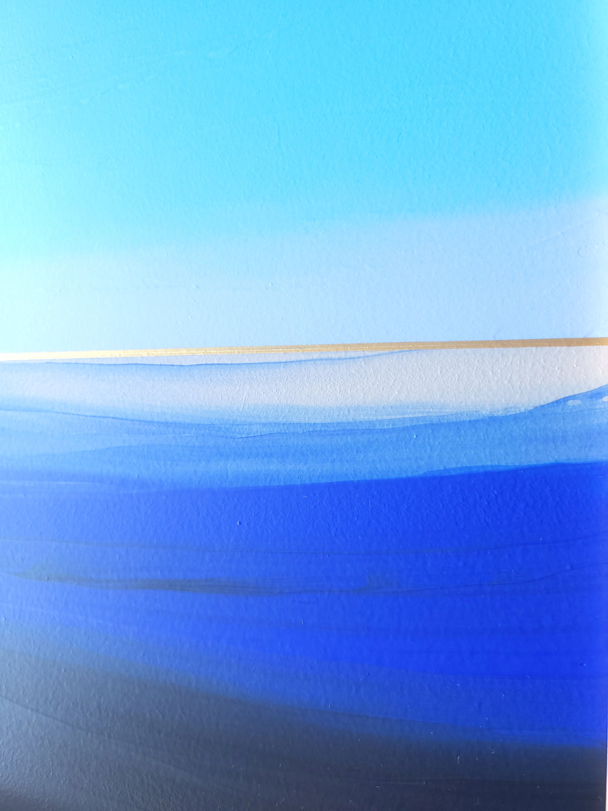 "Lullaby In Blue" - 40 x 40 cm