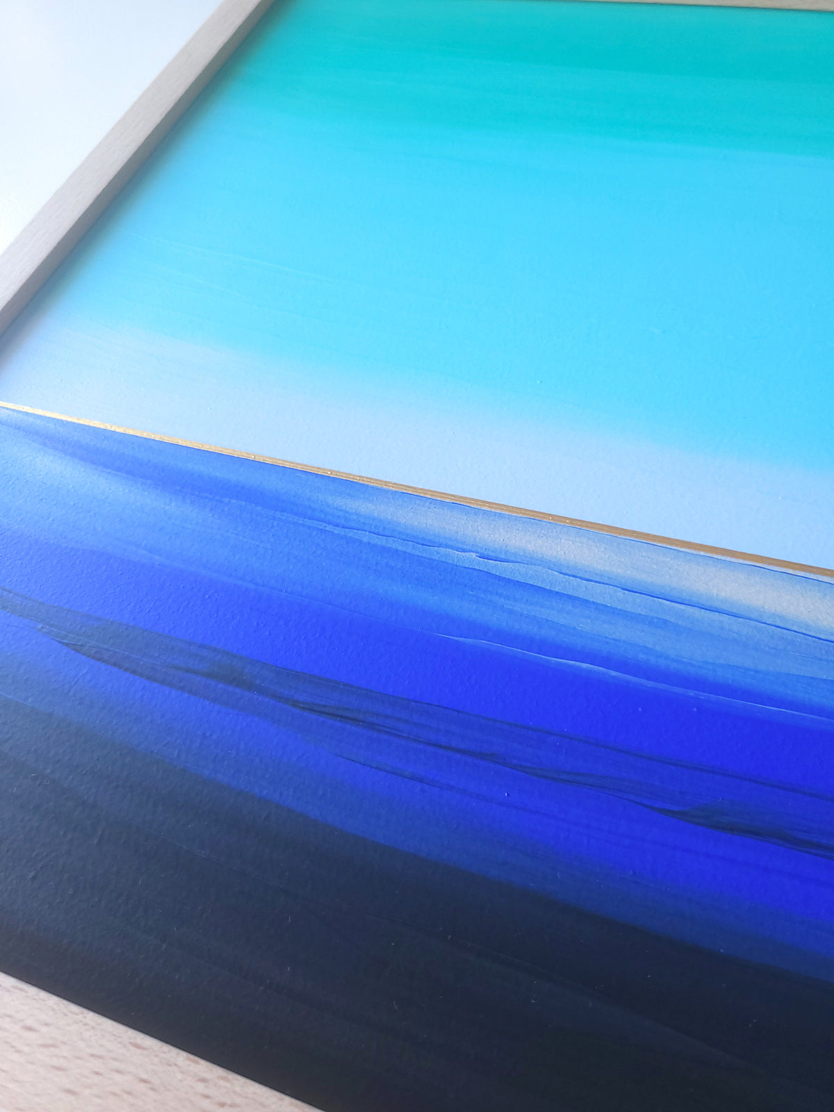 "Lullaby In Blue" - 40 x 40 cm
