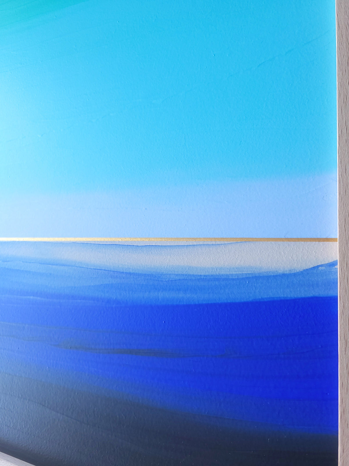"Lullaby In Blue" - 40 x 40 cm