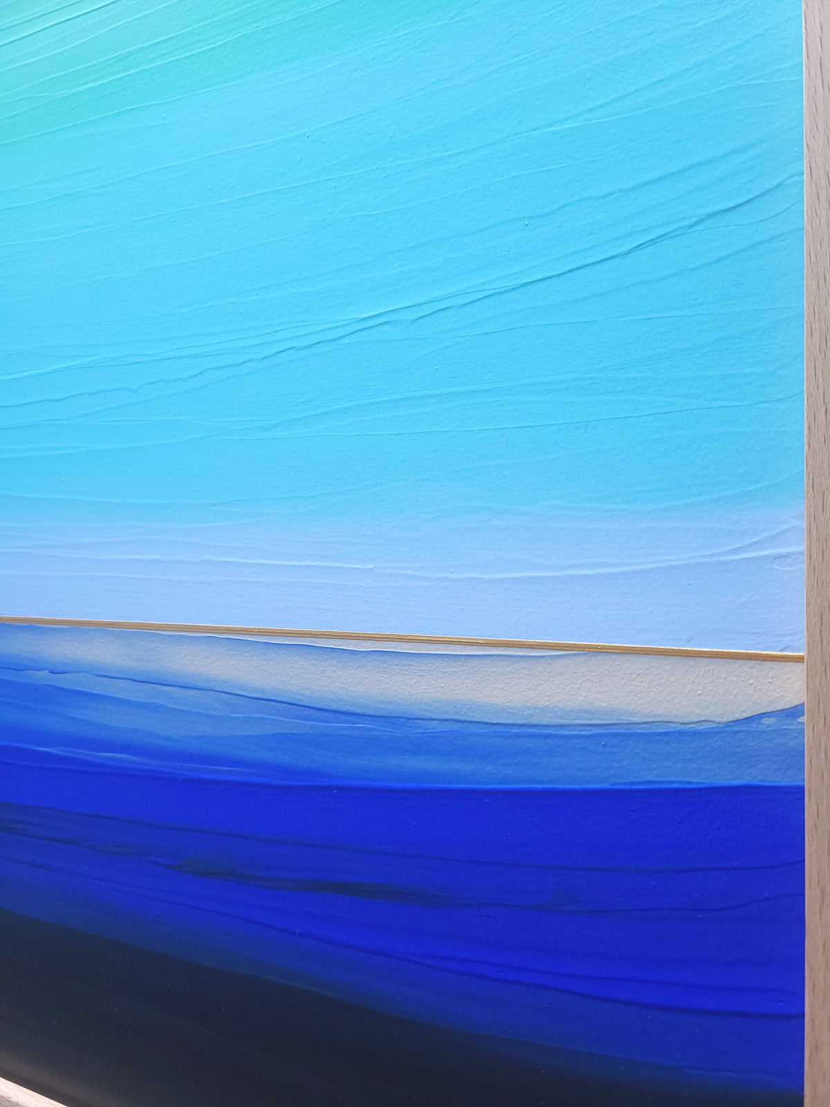 "Lullaby In Blue" - 40 x 40 cm