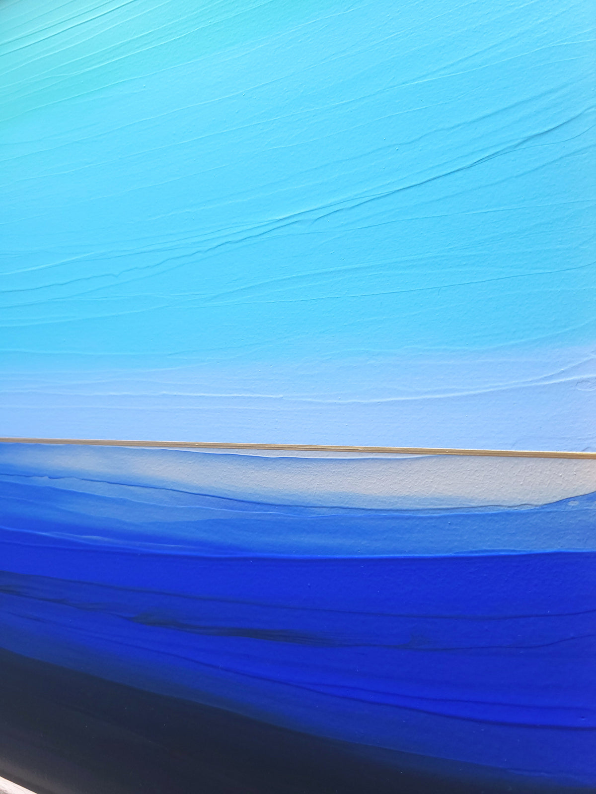 "Lullaby In Blue" - 40 x 40 cm