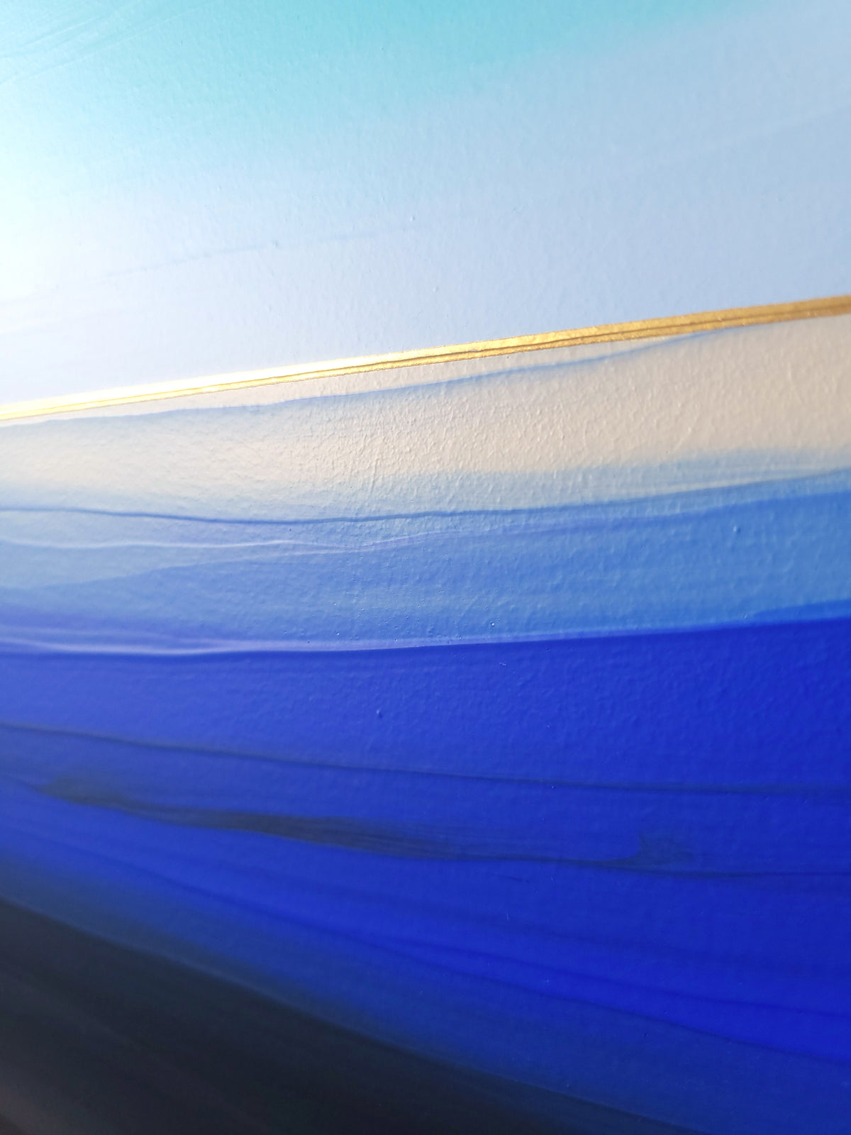 "Lullaby In Blue" - 40 x 40 cm