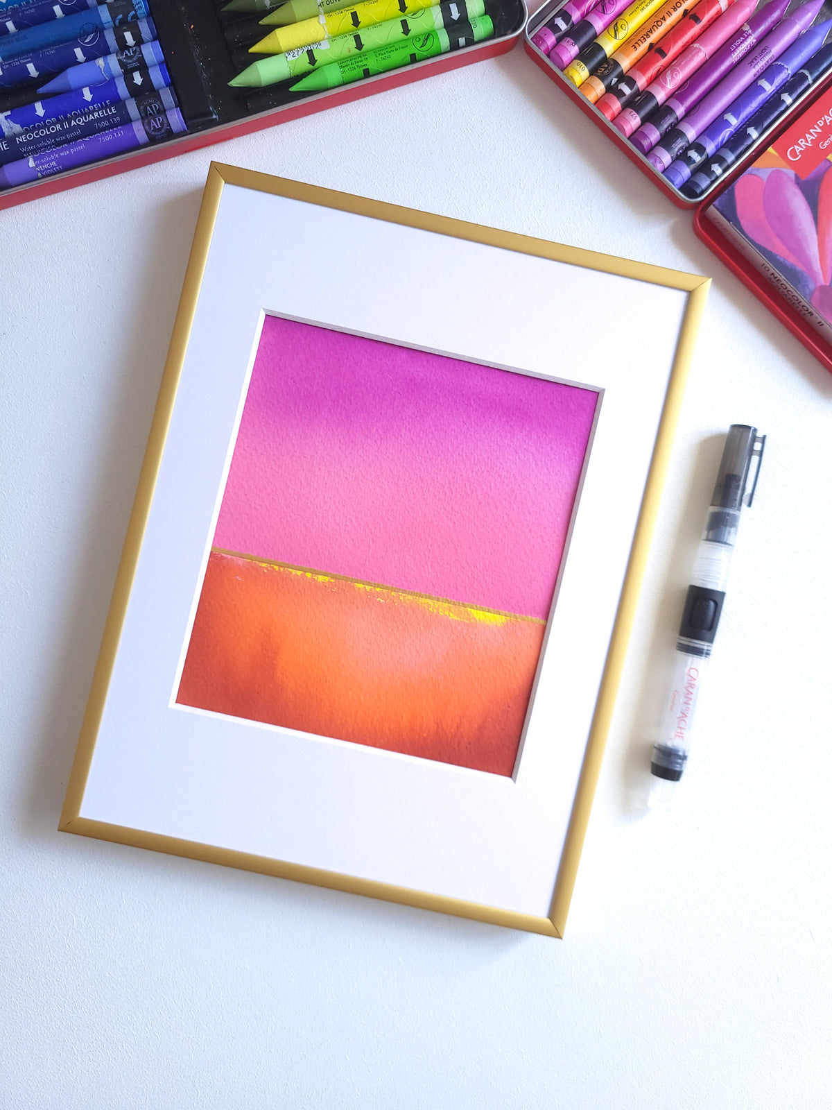 "Golden Horizon" ( 24/2026 ) - 18 x 24 cm