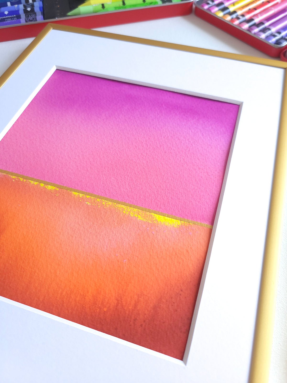 "Golden Horizon" ( 24/2026 ) - 18 x 24 cm