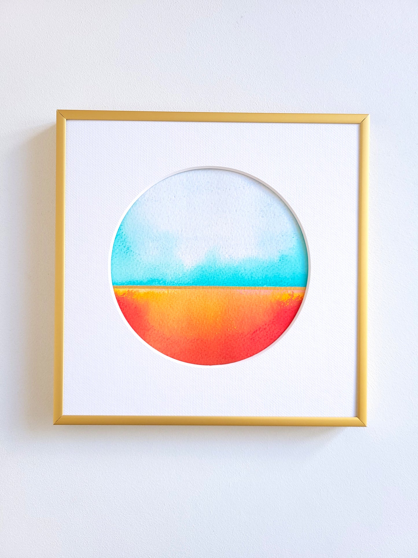"Golden Horizon XXVII" - 20 x 20 cm