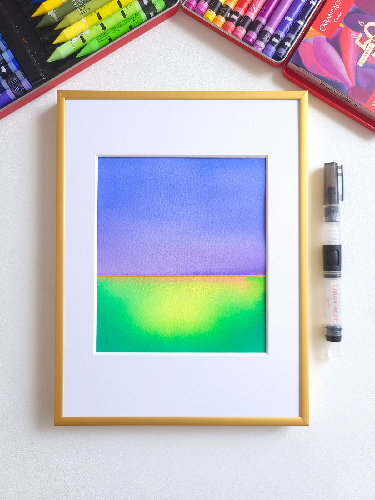 "Golden Horizon" ( 25/2026 ) - 18 x 24 cm