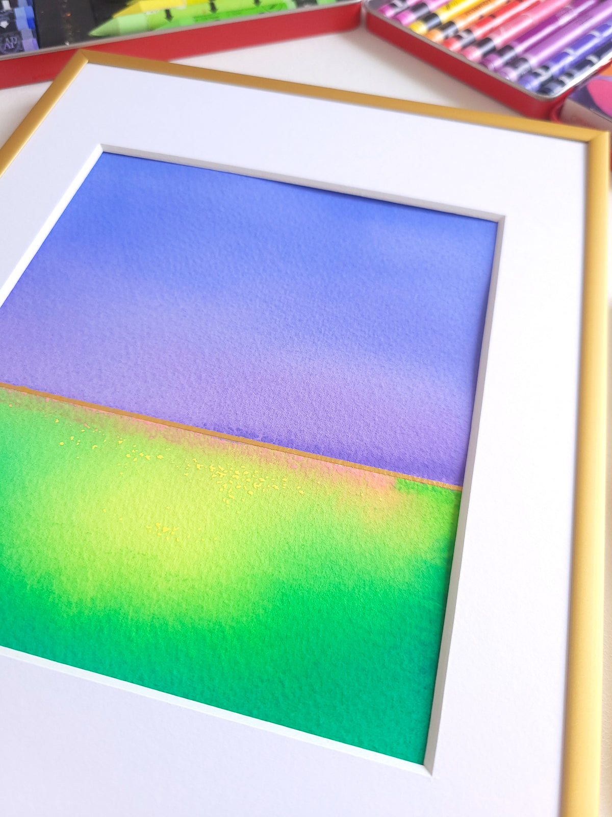 "Golden Horizon" ( 25/2026 ) - 18 x 24 cm